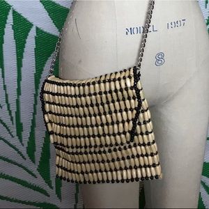 SOLD - TOPSHOP cross body beaded hand bag